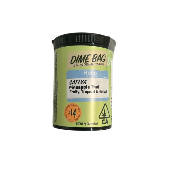 Dime Bag - Pineapple Thai 14 Pack Prerolls 7g