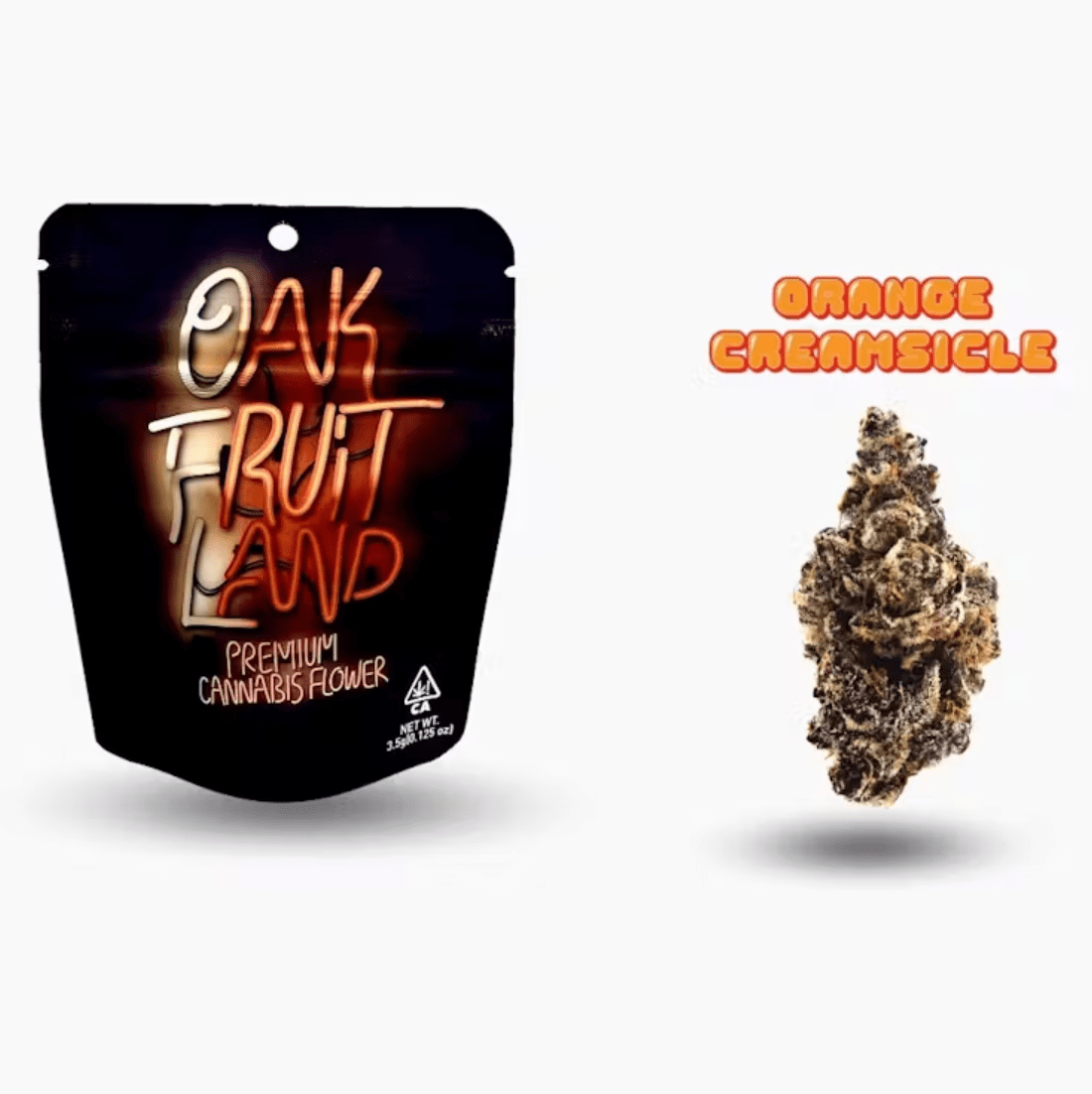 Orange Creamsicle Premium Flower - Black Label Series