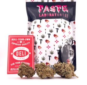 *Deal! $89 1 oz. Strawberry Cough (26.31%/Sativa) - Taste + Deli Rolling Papers