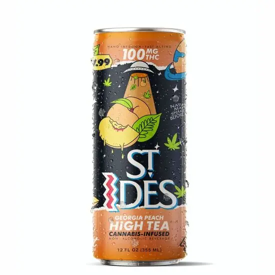 ST IDES - GEORGIA PEACH | 12OZ HIGH TEA 100MG
