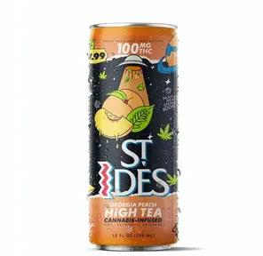 ST IDES - GEORGIA PEACH | 12OZ HIGH TEA 100MG