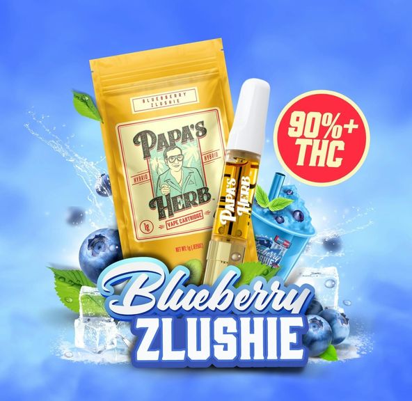 Papa's Herb - Vape Cart - 1g - Blueberry Zlushie
