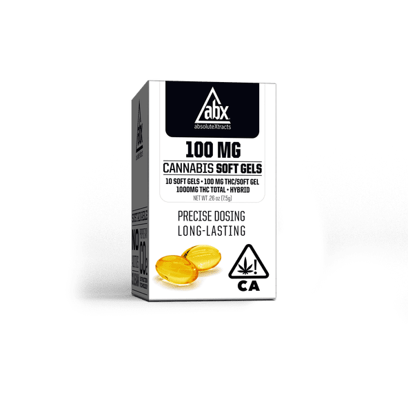 ABX Refresh Soft Gels 100mg THC (10 capsules)