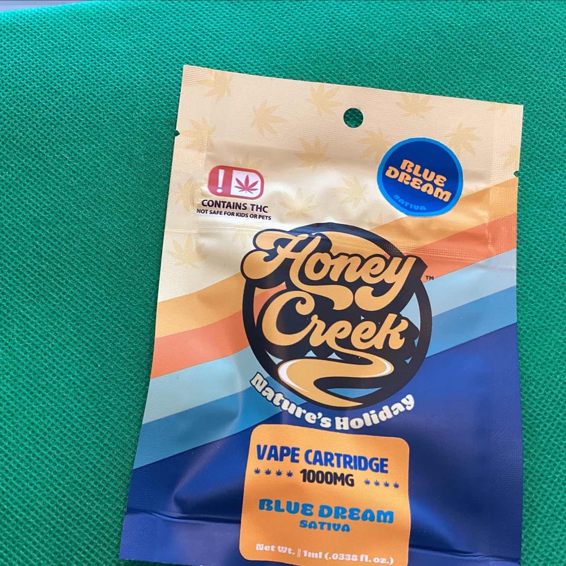 Blue Dream Vape Cartridge 1gHoney Creek