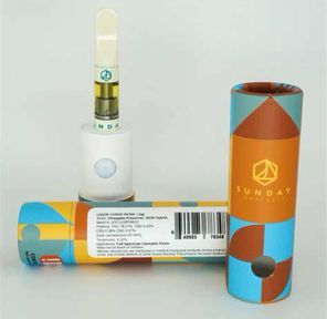 1g Cured Resin Cartridge Banana Punch