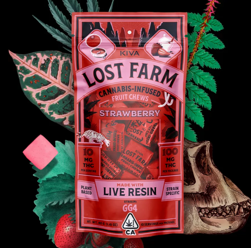 LOST FARM- CHEWS STRAWBERRY GG4