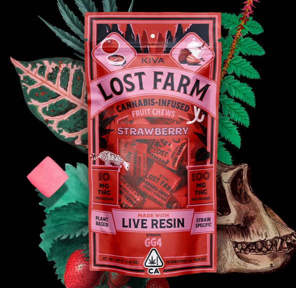 LOST FARM- CHEWS STRAWBERRY GG4