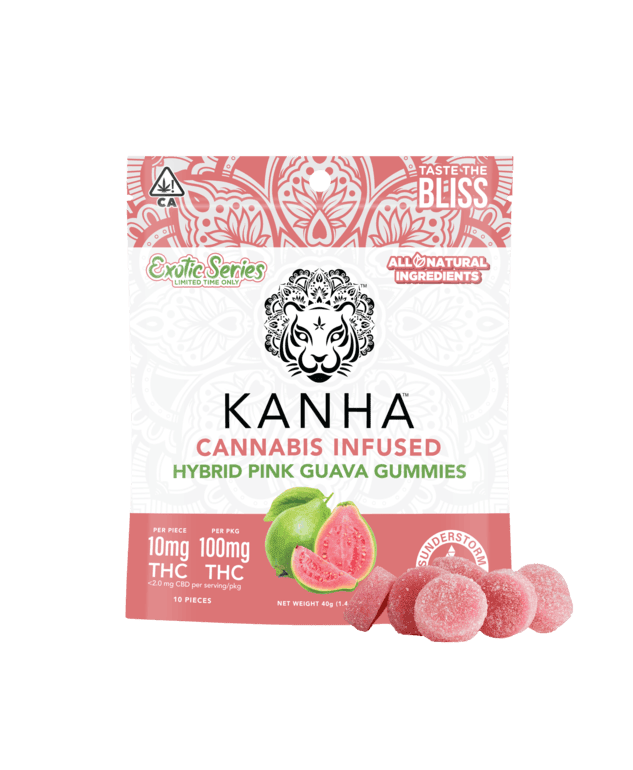 [Kanha] THC Gummies - 100mg - Pink Guava (S)