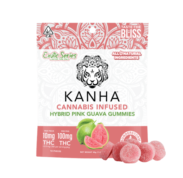 [Kanha] THC Gummies - 100mg - Pink Guava (S)