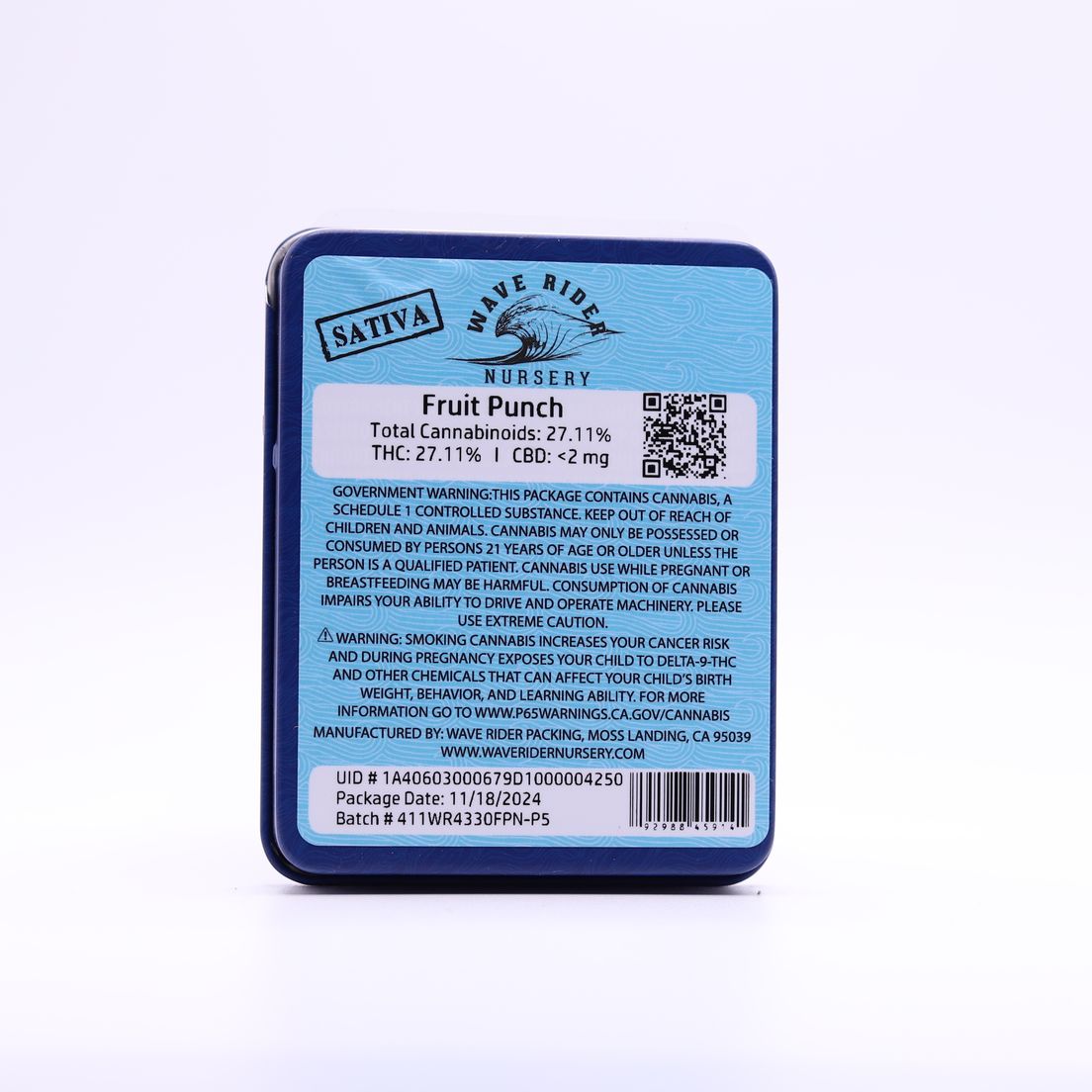 Wave Rider- FRUIT PUNCH 5 PACK 0.5G PREROLLS