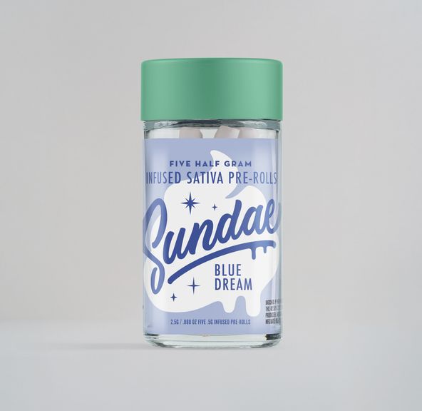 Sundae - Blue Dream 5pk Infused Pre Rolls 2.5g