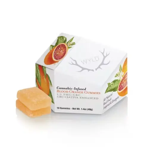 Blood Orange 1:1 CBC Sativa Enhanced Gummies 40.00 g