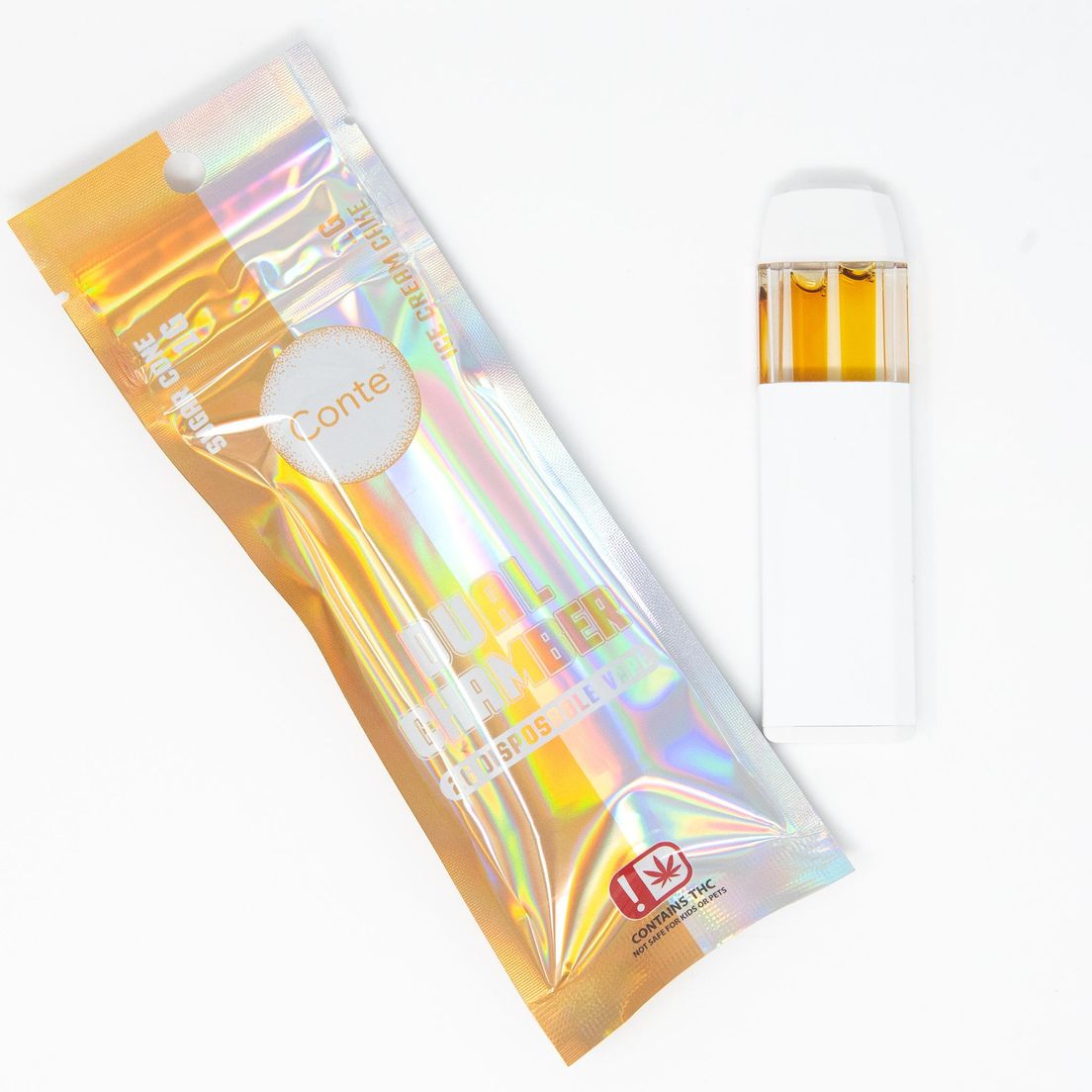 CONTE SOUR TANGIE/KIWI KUSH DUAL DISPOSABLE 2G