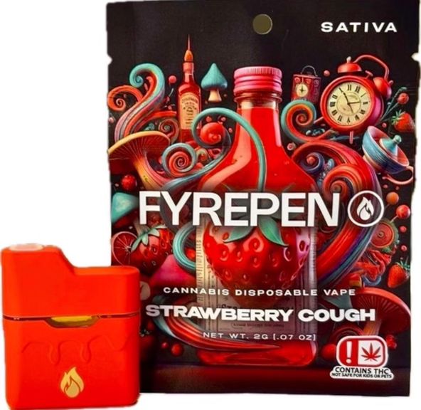FYREPEN STRAWBERRY COUGH DISPOSABLE 2G