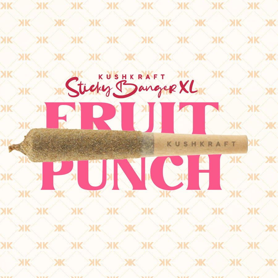 1 x 2G XL Infused Sticky Banger Indica Fruit Punch by KushKraft