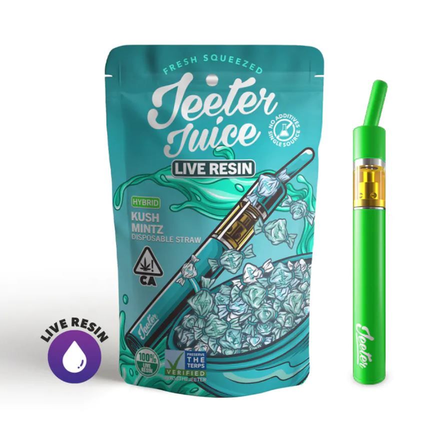 .5g Kush Mintz Live Resin Disposable Straw - JEETER