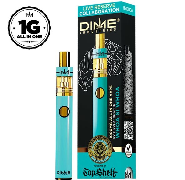 Dime x Top Shelf Disposable Whoa-Si-Whoa Live Reserve $36