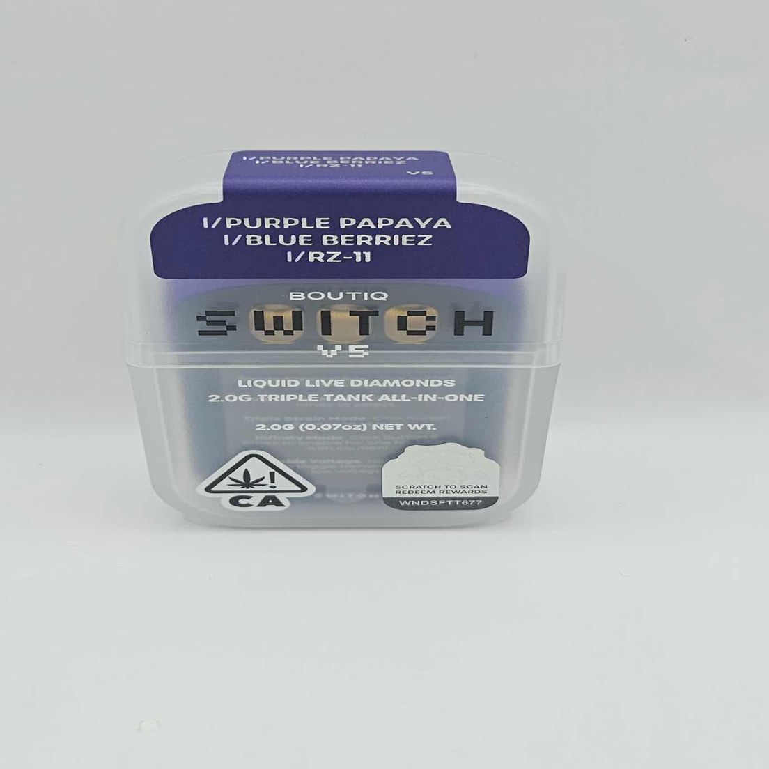 Boutiq - Disposable - Purple Papaya x Blue Berriez x RS-11 - 2G
