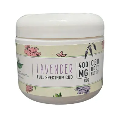 Body Butter I Lavender CBD I 200mg I Grounded Gardens I 1ct