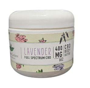 Body Butter I Lavender CBD I 200mg I Grounded Gardens I 1ct
