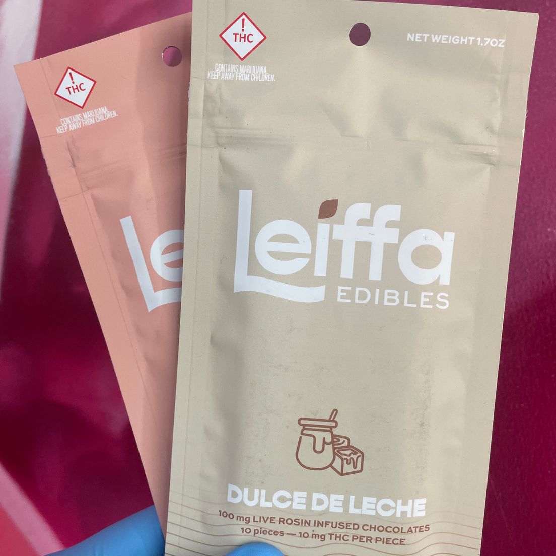 Leiffa Rosin Chocolate - Razzleberry - 100mg