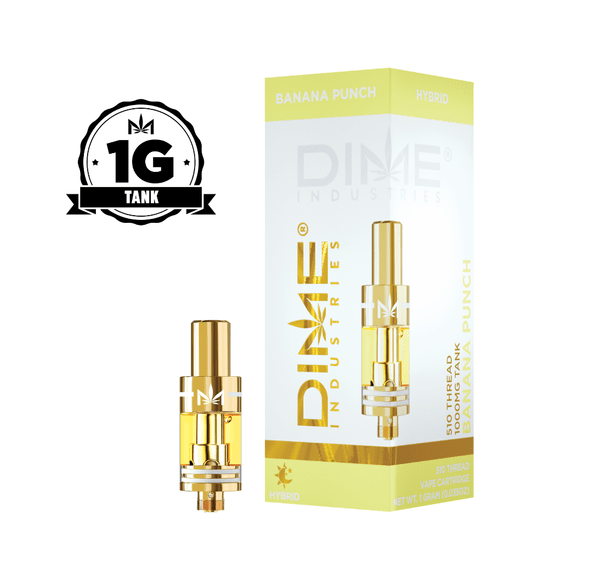 Dime | Vape Cart | 1g | Signature Distillate | Banana Punch
