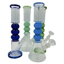 Bongs - 11.5" 3 Ball Neck Bong