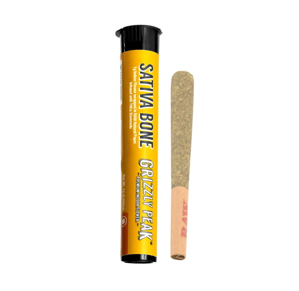 Grizzly Peak | Infused Preroll | 1g | Sativa Bone