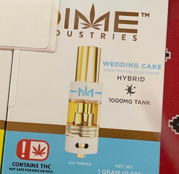Wedding Cake Dime Vape Cart 1g