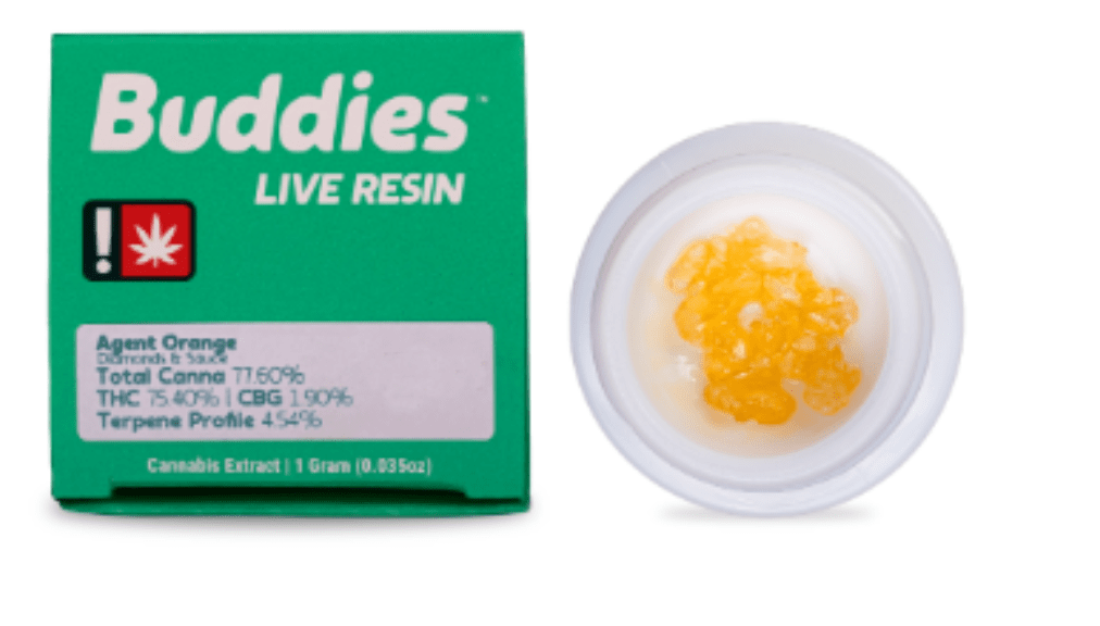 Buddies Live Resin Dab: Gelato Mac Slurricane