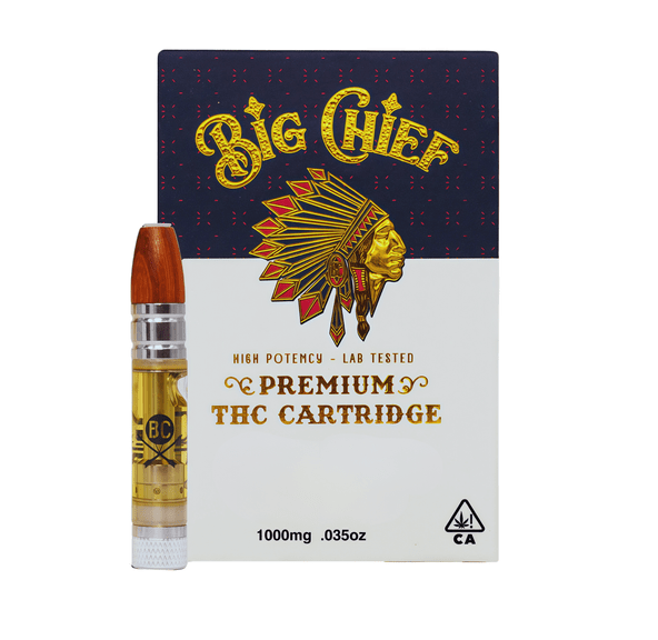 Big Chief | Vape Cart | 1g | Distillate | Blue Dream