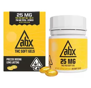 ABX - 25mg THC Soft Gels - 30ct