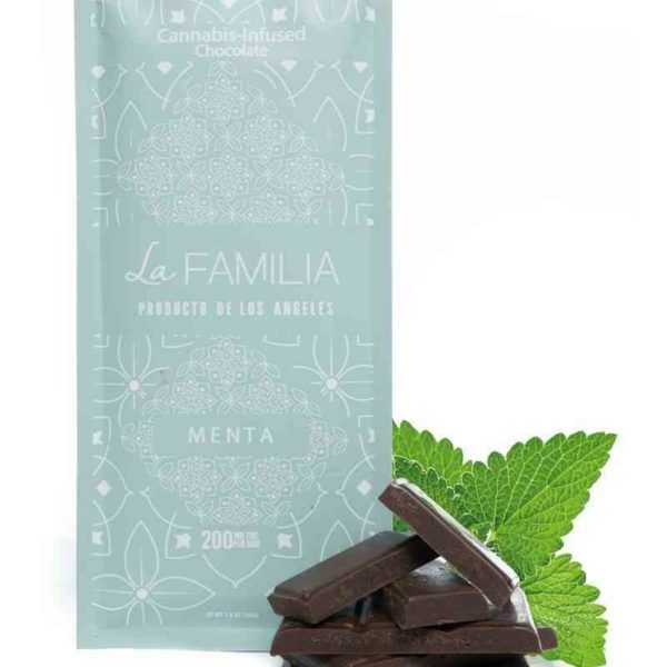La Familia- Edible - Menta - Dark Chocolate - 100mg