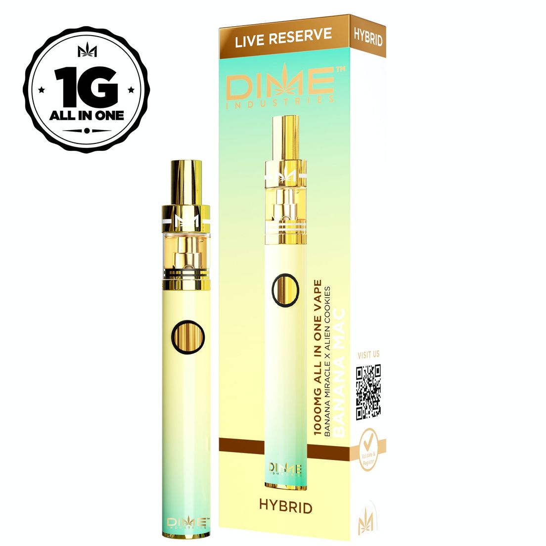 Dime Disposable Banana Mac Live Reserve $36