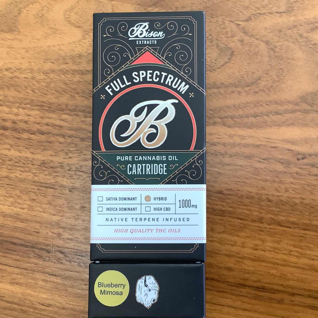 Bison 1g cart Blueberry Mimosa