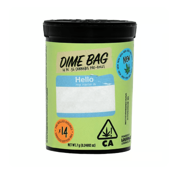 Dime Bag Pre-roll 14pk Gassy Taffy 7g