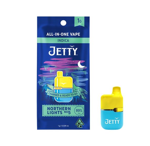 Jetty AIO High THC Mini Tank Northern Lights #5 1g
