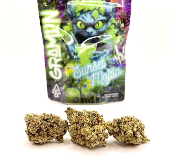 PRE-ORDER ONLY 1/8 Sunset Mojito (Indoor/26.59%/Indica) - Gramlin