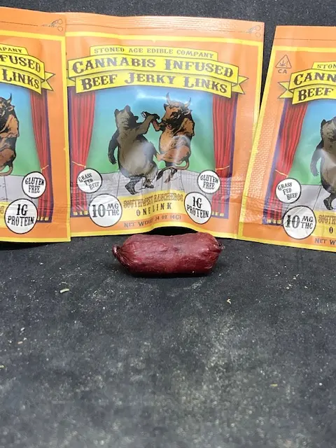 BBQ HABANERO CANNABIS INFUSED BEEF JERKY LINKS