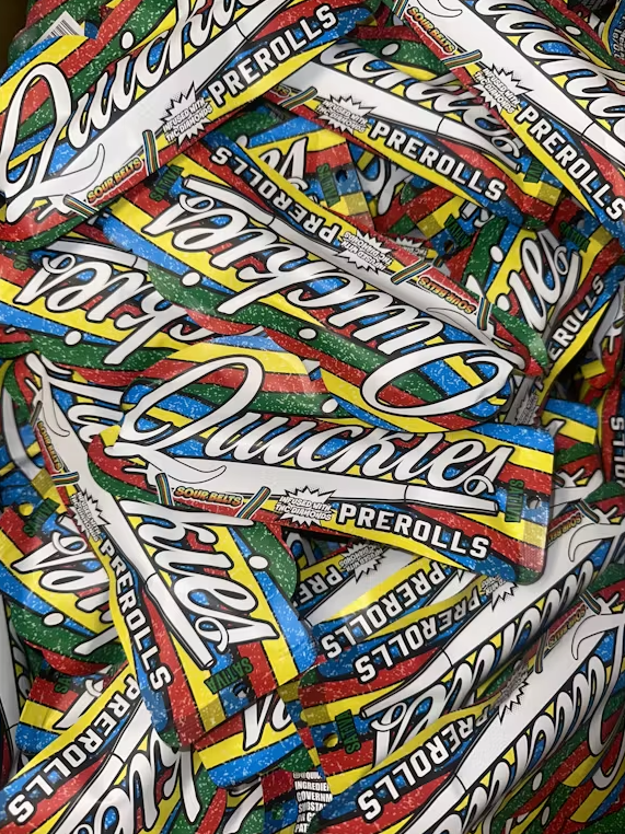 Quickies - Sour Belts Diamond Infused Pre Roll 1g