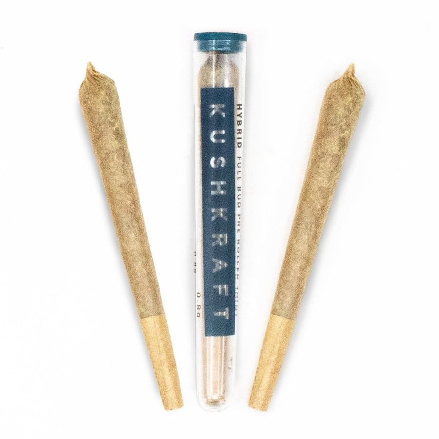 0.8g Pineapple Express Hybrid Pre Roll by KushKraft