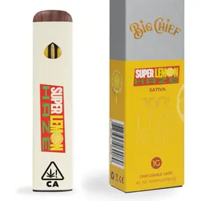 Big Chief 1g Live Resin Disposable Super Lemon Haze