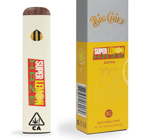 Big Chief 1g Live Resin Disposable Super Lemon Haze