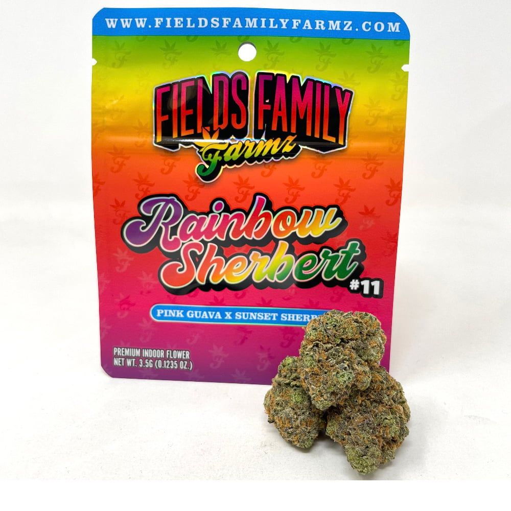 Fields Family Farmz - Rainbow Sherbert - Bag 3.5g