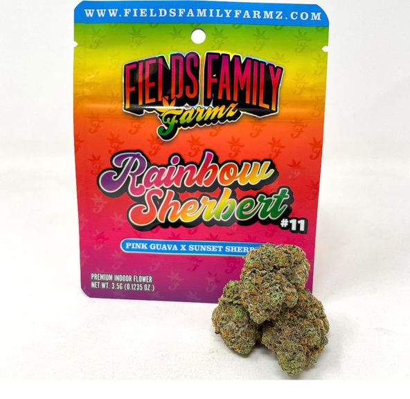 Fields Family Farmz - Rainbow Sherbert - Bag 3.5g