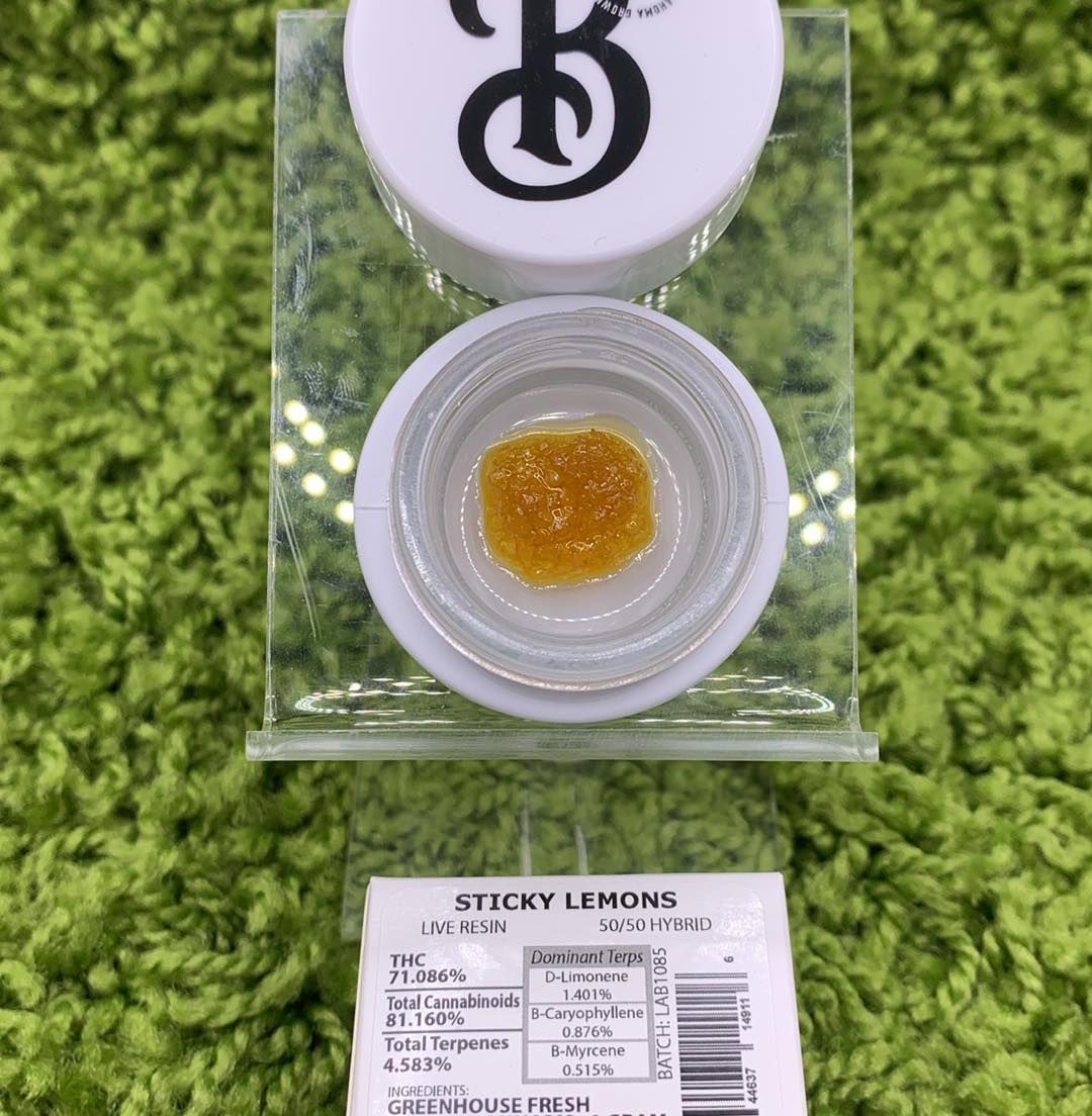 Boro Sticky Lemons Live Resin 1g
