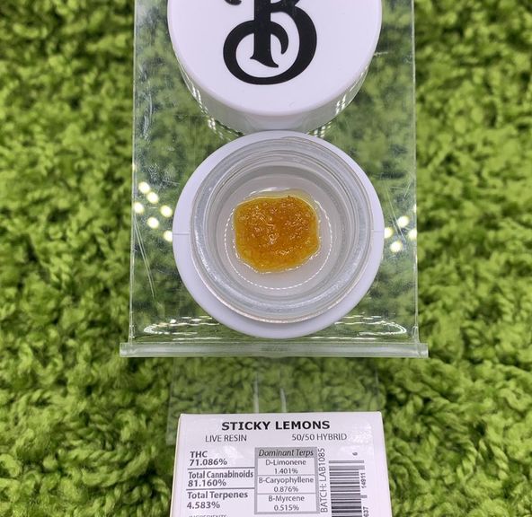 Boro Sticky Lemons Live Resin 1g