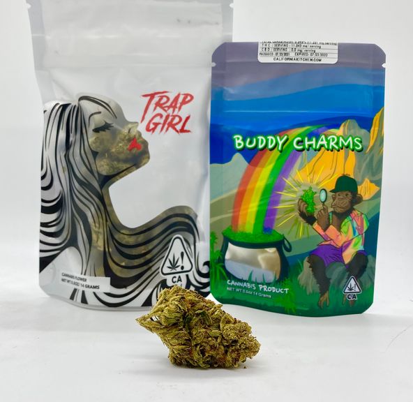 *Deal! $65 1/2 oz. Bubba Kush (26.44%/Indica) - Trap Girl + 50mg Edible (House Pick)