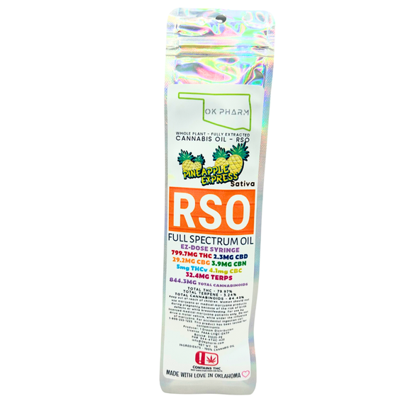 OK Pharm - Pineapple Express - RSO 1G Syringe