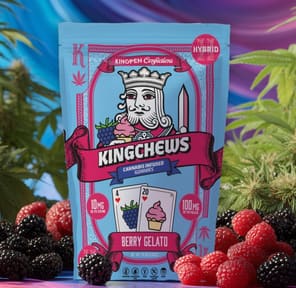 Kingpen Fruit Chews Berry Gelato 100mg